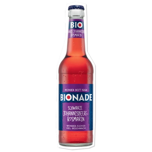 Bionade Schwarze Johannisbeere-Rosmarin 0.33l (MEHRWEG)