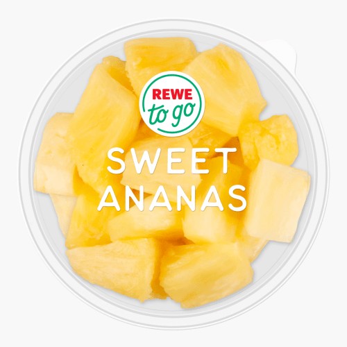 Rewe To Go Obst Ananaswürfel 200g