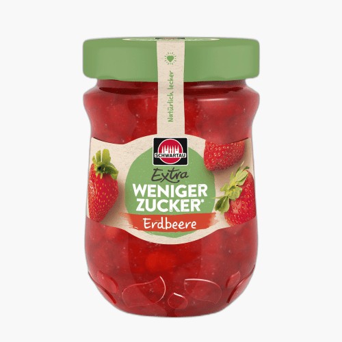 Schwartau Weniger Zucker Erdbeere 300g