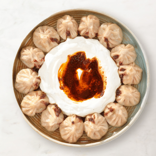 Buuz mit Joghurt