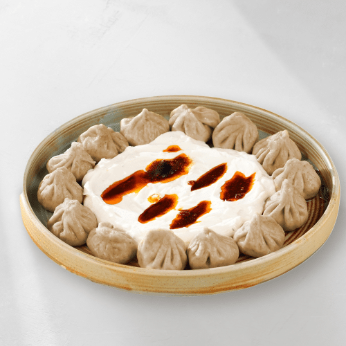Vollkorn Momo Vegan mit Champignons