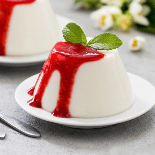 Hausgemachtes Panna Cotta