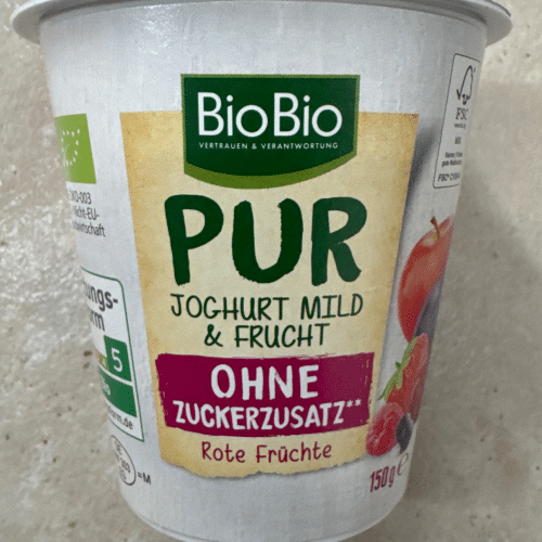 Bio Bio Frucht Joghurt Rote Früchte 150g