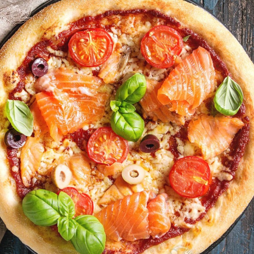 Pizza Salmone [Family,33cm x 46cm]