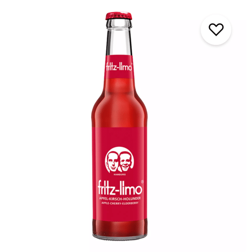 Fritz-limo Apfel-Kirsch-Holunder 0,33l (MEHRWEG)
