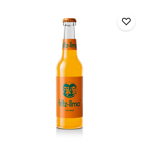 Fritz-limo orange 0,33l (MEHRWEG)