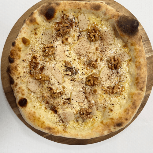 Pizza White Birne Gorgonzola