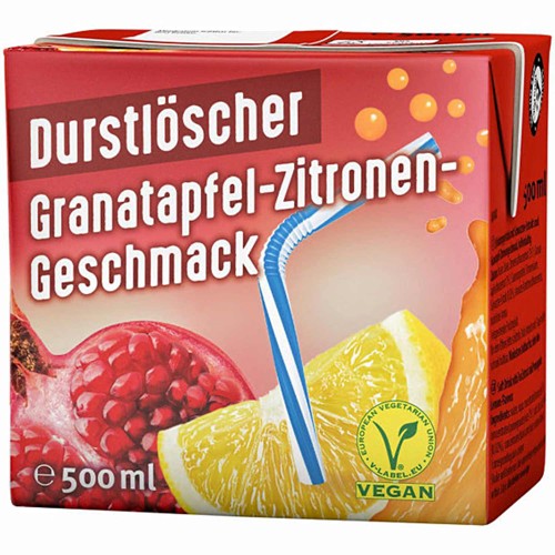 Durstlöscher Granatapfel-Zitrone 0.5l