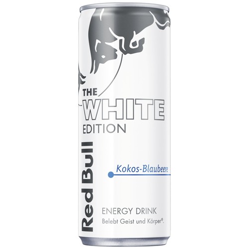 Red Bull White Edition: Kokos-Blaubeere 0.25l (EINWEG)