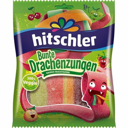 Hitschies Sauere Drachenzungen Bunt 125g