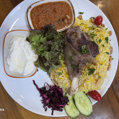 Fleisch Mandi Reis