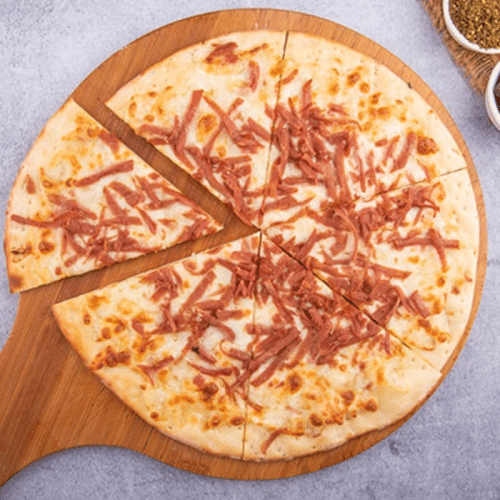 Manakish Käse mit Mortadella