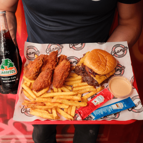 Burger Wings Menü
