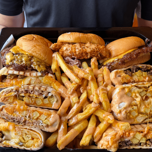 Taco x Burger Platte