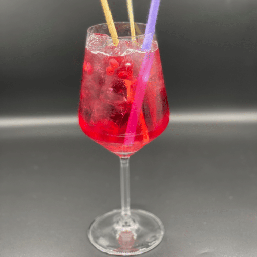 Martini Bianco Pomegranate Spritz