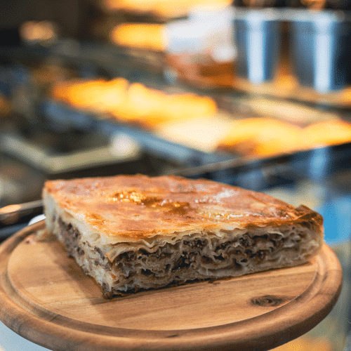 Burek mit Fleisch