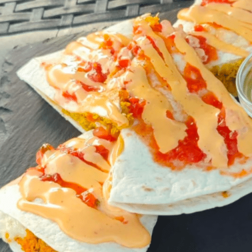 Quesadilla mit würzigem Rinderhackfleisch