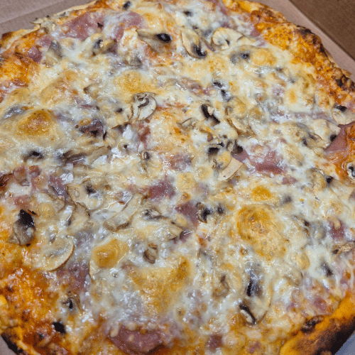 Pizza Schinken-Champignons