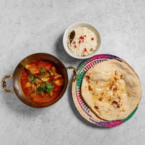 Dumba Bhendi Thali