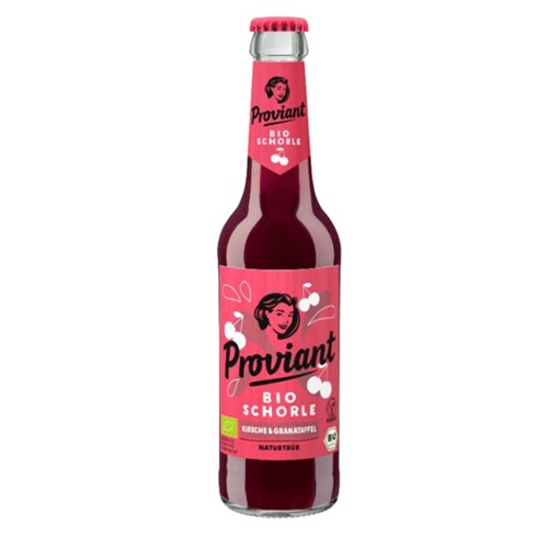 Proviant Bio Limonade Kirsche Granatapfel 0.33l (MEHRWEG)