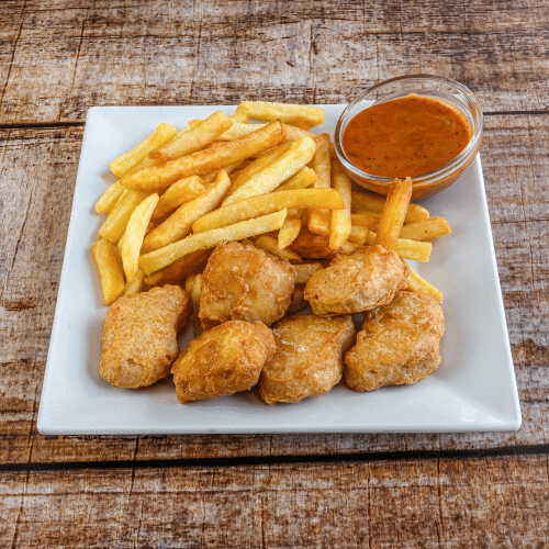 Chicken Nuggets (6 Stück) ohne Pommes