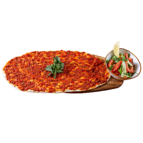 Antep Usulü Lahmacun, Salatali