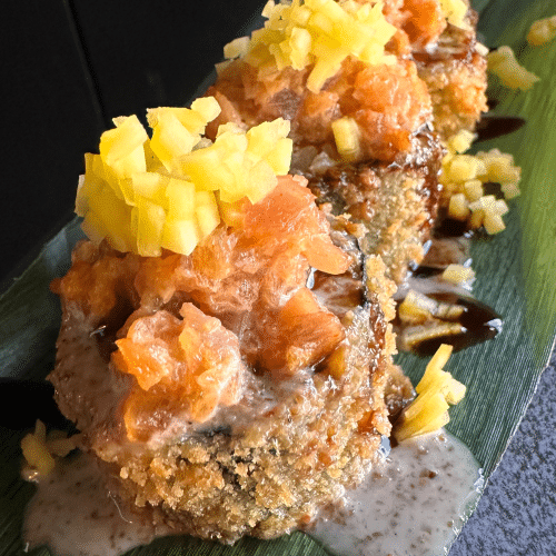 Spicy Tuna Mango - kleine Rolle - 4 Stück