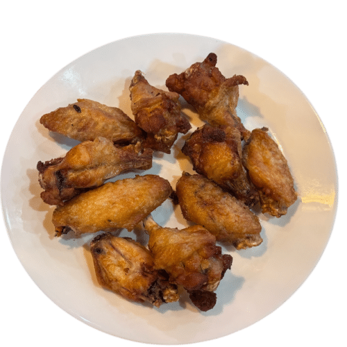 Hähnchenflügel gebraten