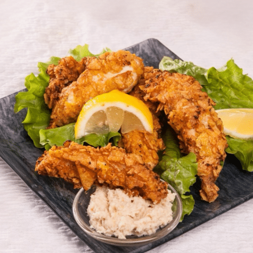 Knusprige Hähnchenfilets mit Cornflakes