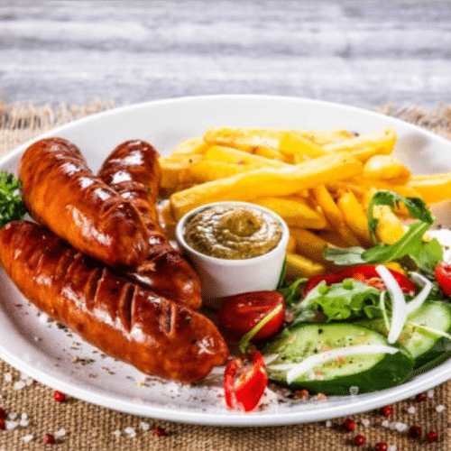 Currywurst Teller