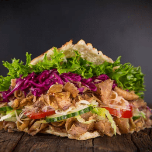 Döner Kebab mit extra Fleisch
