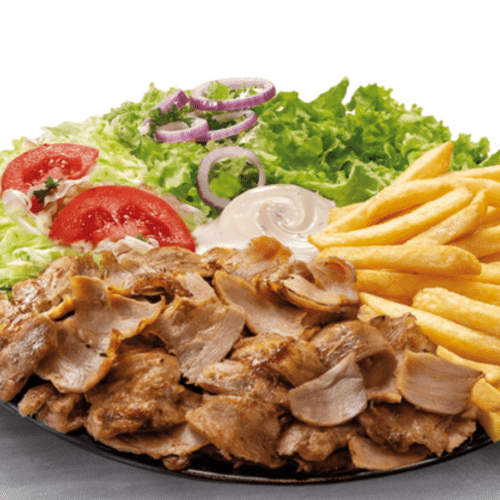 Salat mit Fleisch
