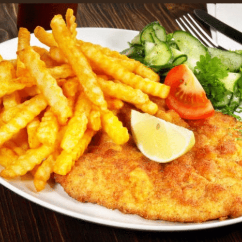Schnitzel Teller