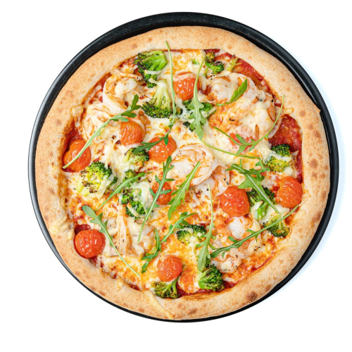 Pizza Garnelen