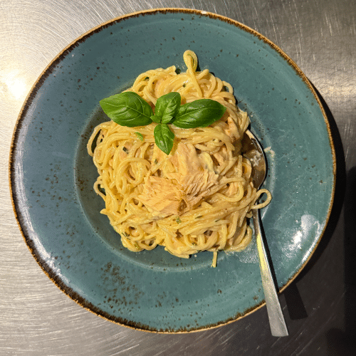 Spaghetti Lachs