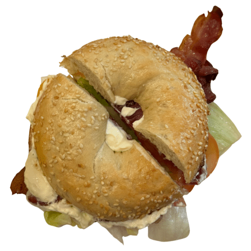 Cheesy BLT Bagel