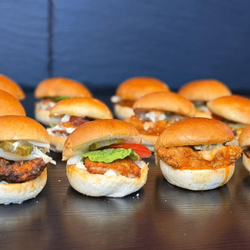 3 mini Sliders Try our top 3 burgers Halal