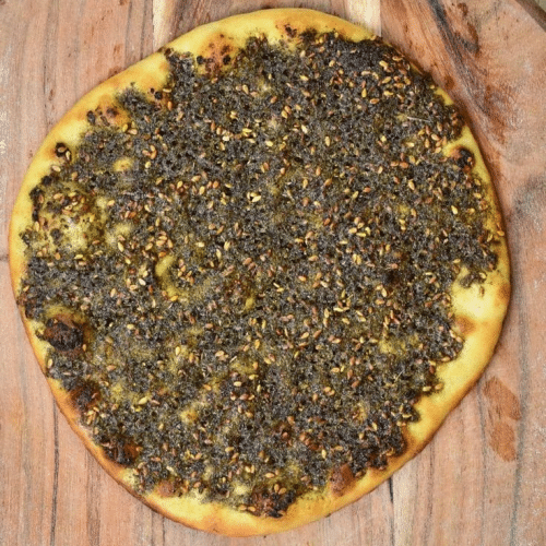 Manakish Zaater(Thymian-Fladenbrot)