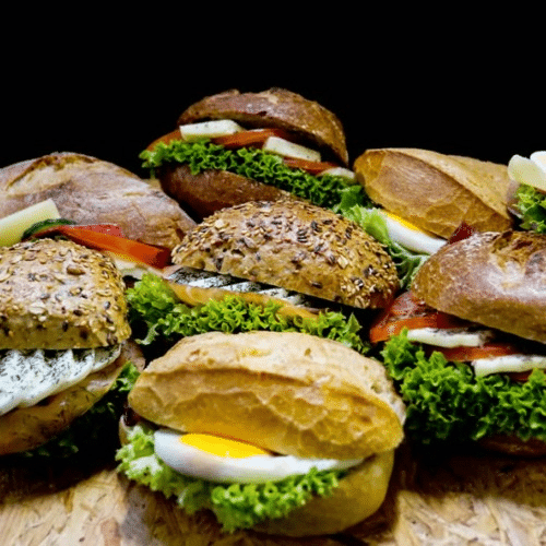 Belegtes Brötchen