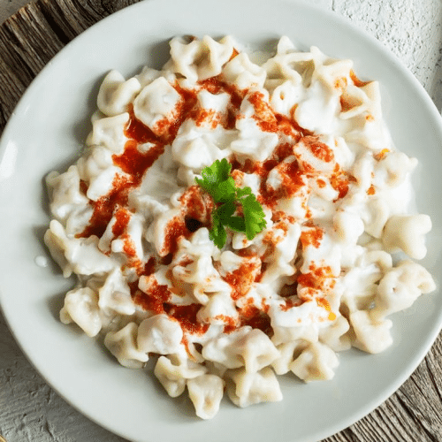 Manti mit Fleischfüllung