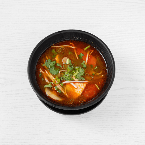 Fischsuppe (säuerlich, leich scharf)