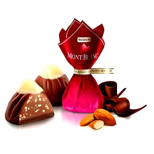 Roshen Montblanc Pralinen gehackte Mandeln 1kg