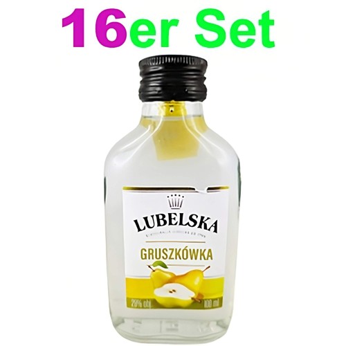 Lubelska Birnenlikör Gruszkowka 16er Set x 0.1l