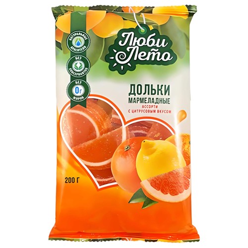 Dolki Gelee Konfekt Zitrusfrüchte 200g