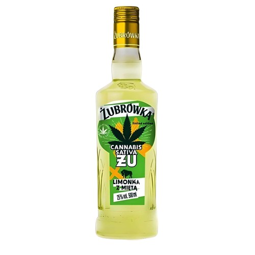 Zubrowka Likör Sativa Limette & Minze 0.5l