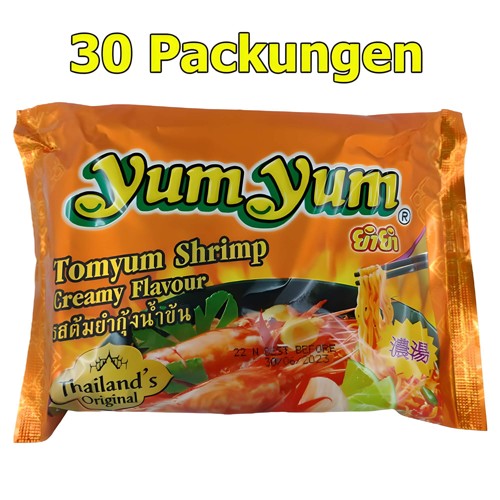 Yum Yum Instant Nudeln Tom Yum Creamy 30 x 70g