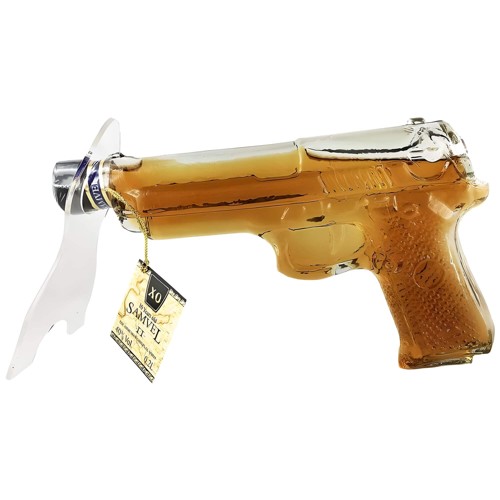 Samvel Armenische Edelspirituose 10 Jahre Reifezeit Beretta Pistole Geschenkset 0.2l