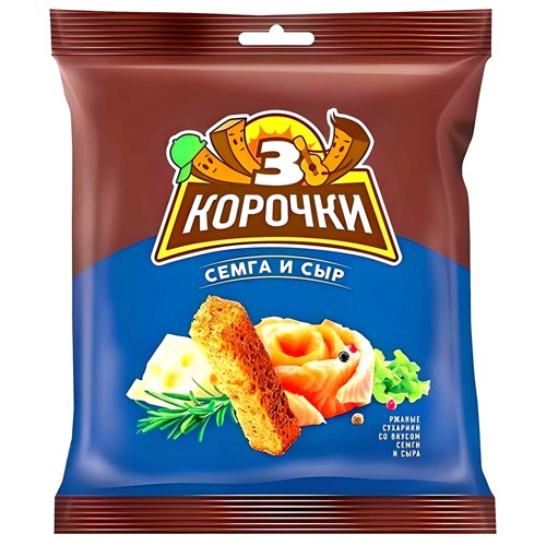 Korochki Croutons Lachs & Käse 40g