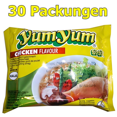 Yum Yum Instant Nudeln Huhn 30 x 60g