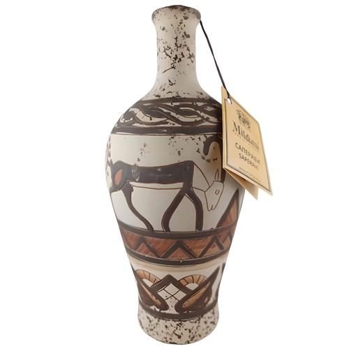 Mildiani Georgischer Rotwein Saperavi Amphore Jagd Motiv 0.75l